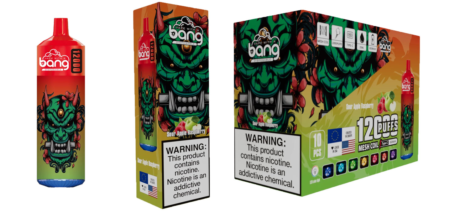 Bang King 12K Sour Apple Raspberry