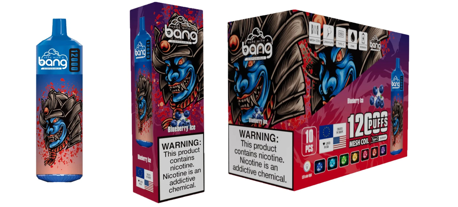 Bang King 12k Blueberry Ice